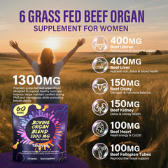 tzaxyan 1300MG uterus-ovary focus image illustrating female-focused nutrient support