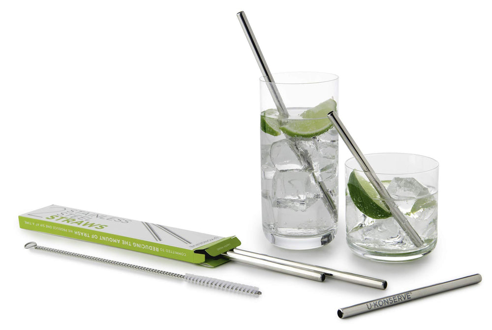 U-Konserve straw ideal for fruit smoothies and iced beverages
