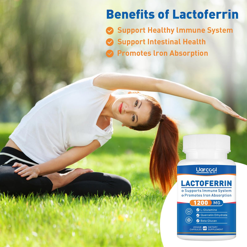 Daily-use scene featuring Uarcool Lactoferrin as part of a routine