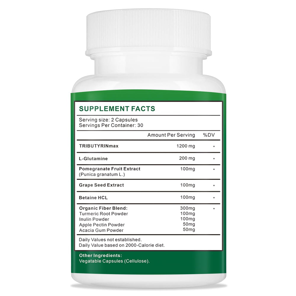 Close-up of TRIBUTYRINmax softgels for easy daily gut support