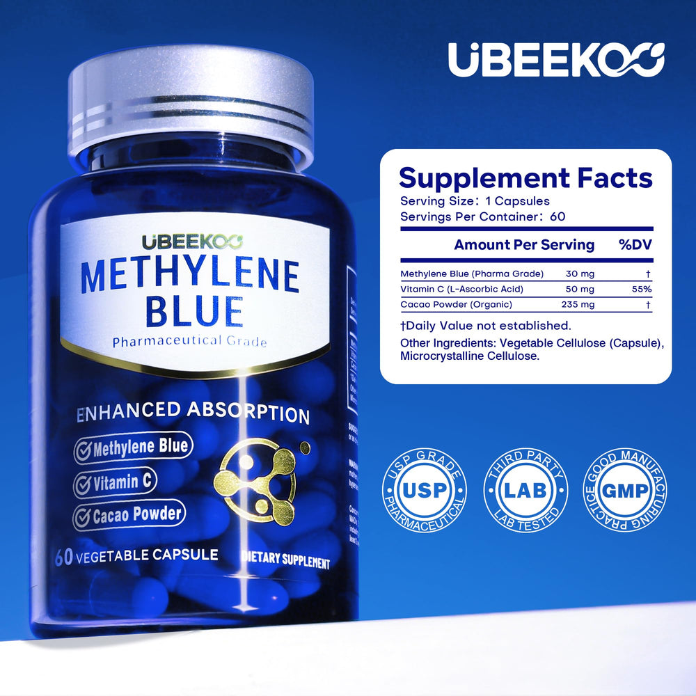UBEEKOO GMP-certified facility label signals purity and potency.