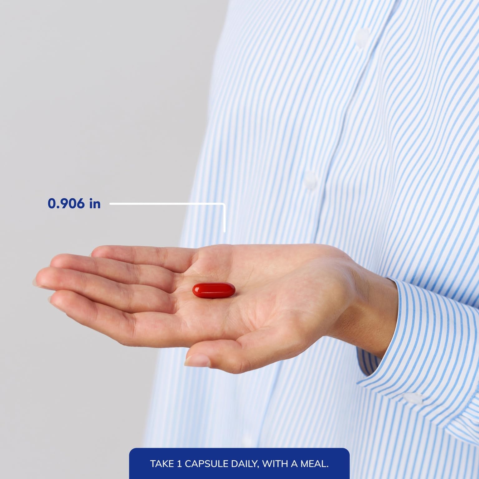 Ubiquinol-QH softgels imagery shows convenient daily capsules for energy metabolism support.