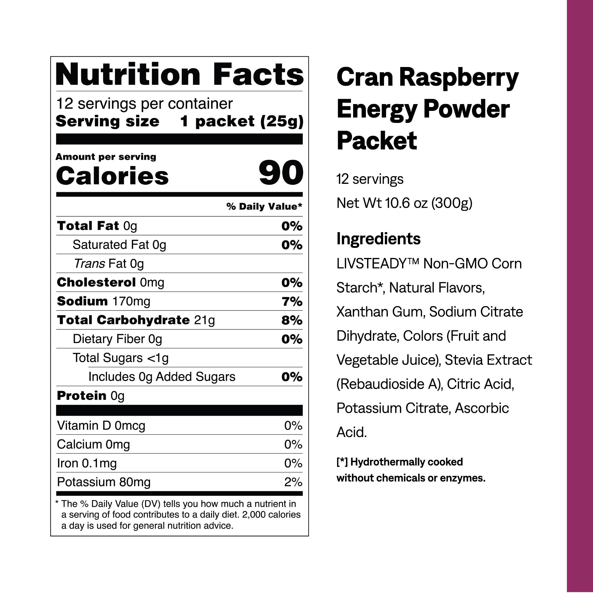 UCAN Cran-Raz packaging displayed for athletes and runners