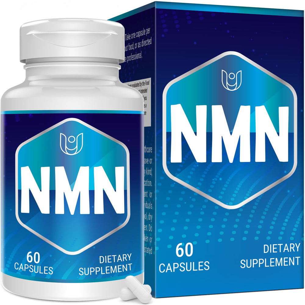 Ucessuyy NMN 500mg capsules in a bottle front for daily NAD+ support