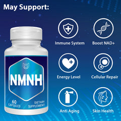 Ucessuyy NMNH cap close-up showing easy daily intake