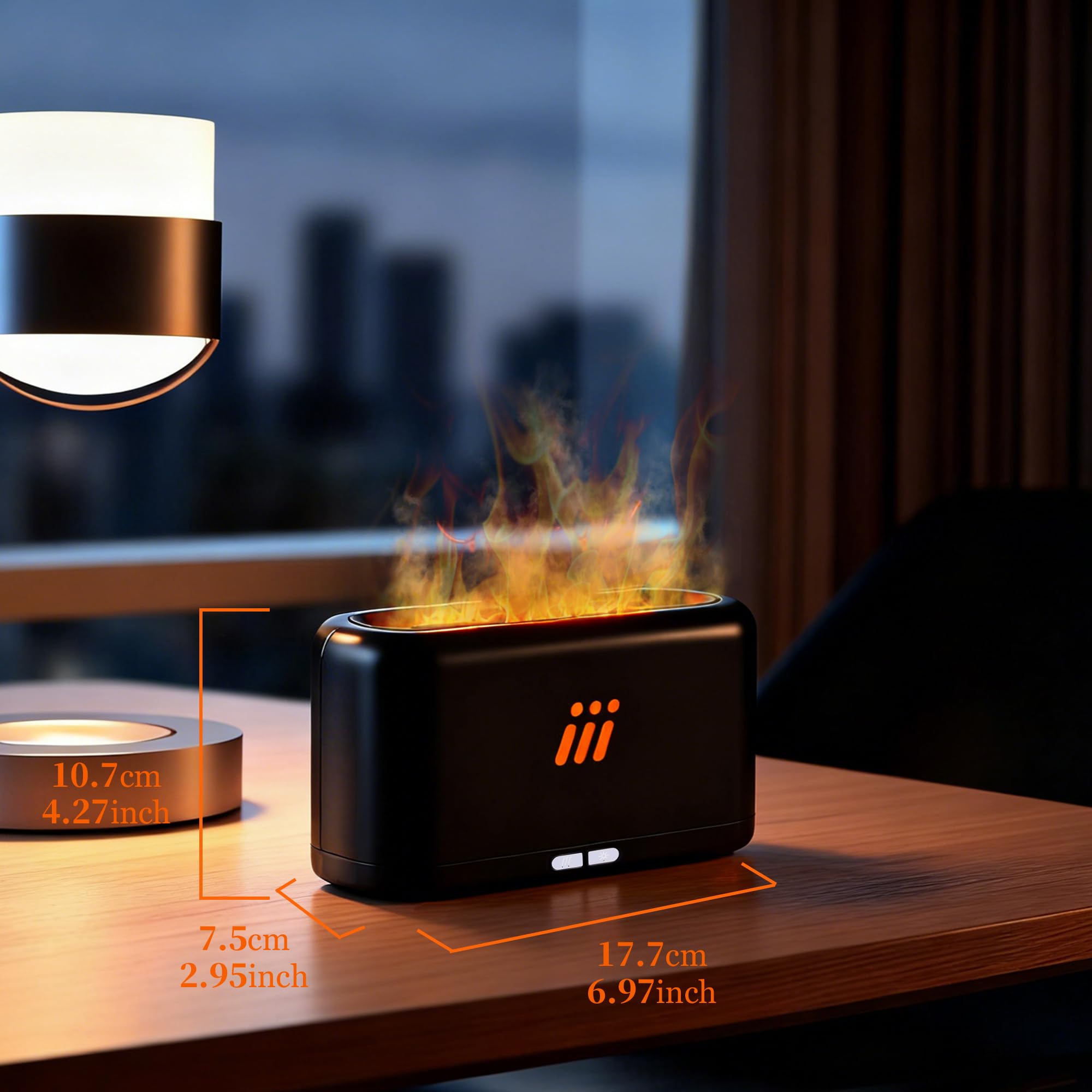 UCW diffuser auto-off protects against dry burn for safe use.