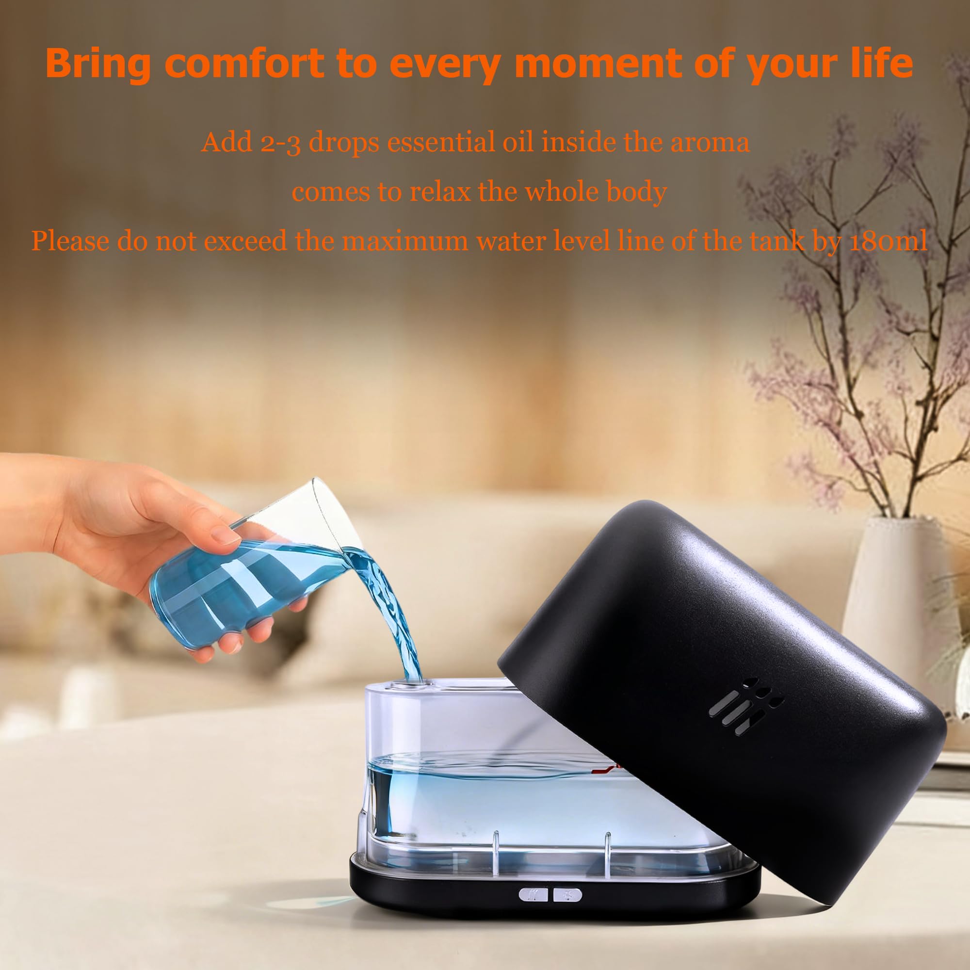 UCW compact design fits on desks or nightstands.