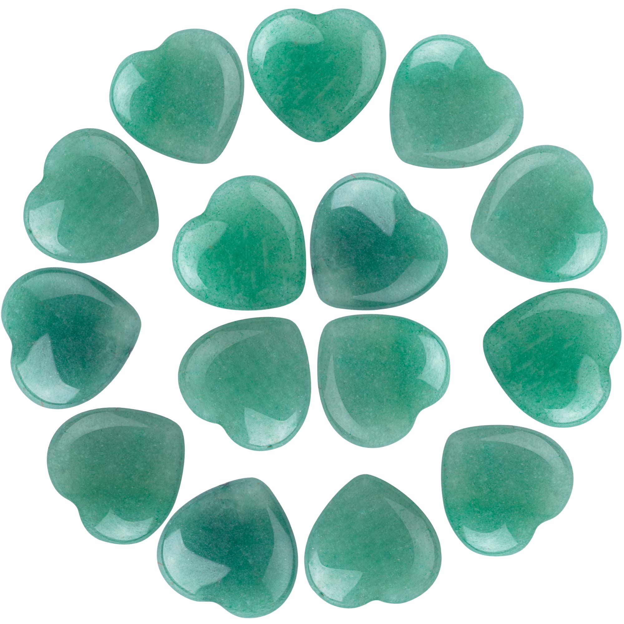 UFEEL green aventurine heart 20mm stone for calm moments.