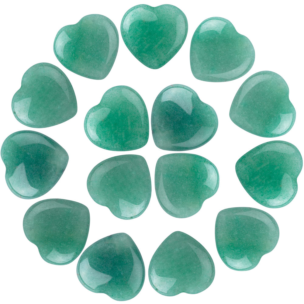 UFEEL green aventurine heart 20mm stone for calm moments.