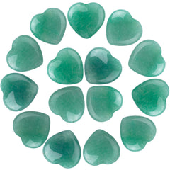 UFEEL green aventurine heart 20mm stone for calm moments.