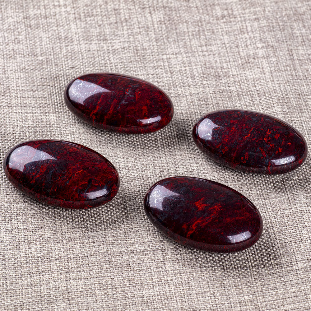 UFEEL Red Flower Jasper close-up shows color and natural texture for mindfulness