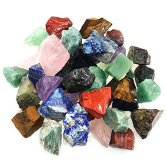 UFEEL rough stone bulk 1-2 inch mix ideal for tumbling and wire wrapping.