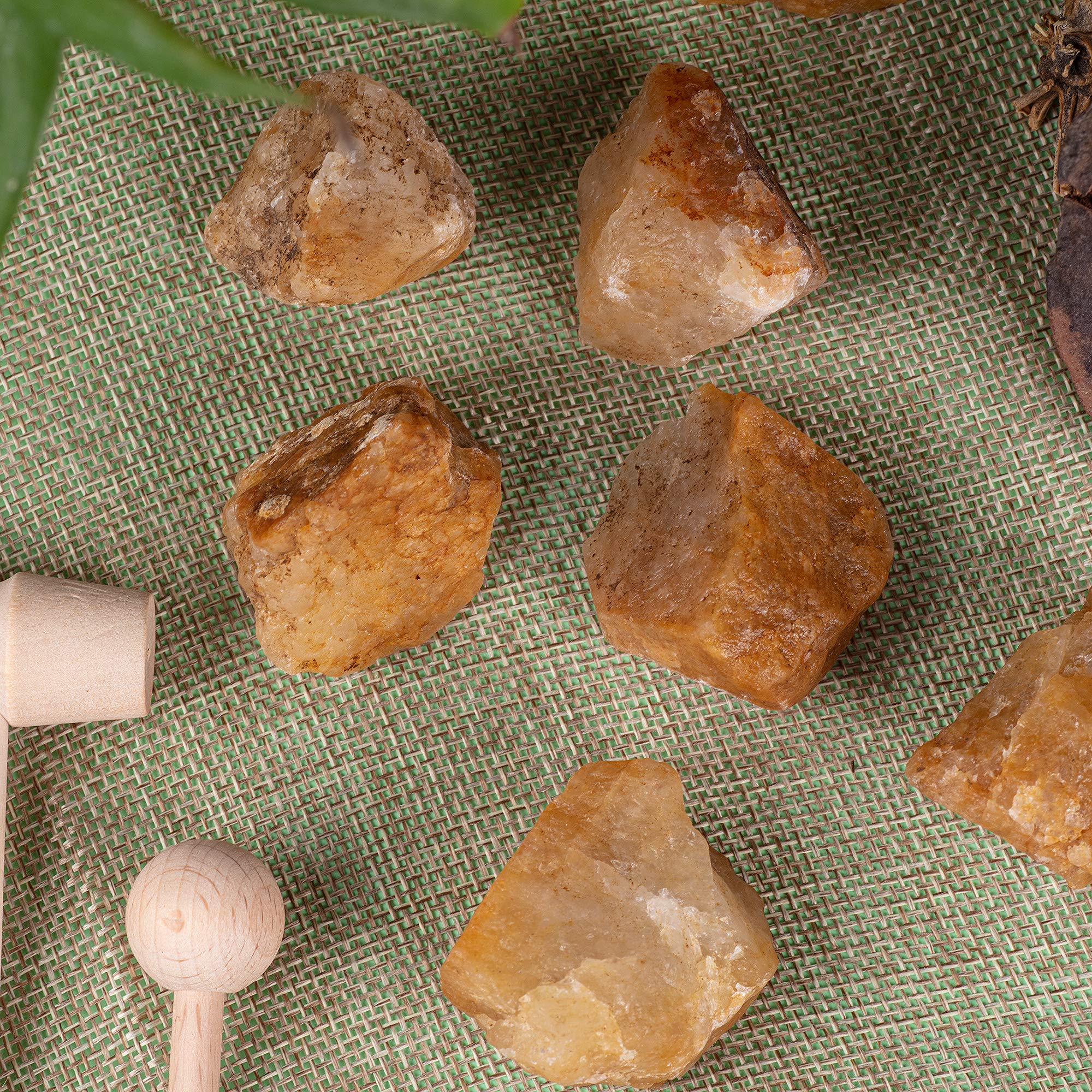 UFEEL yellow aventurine energy stones for crafts and projects