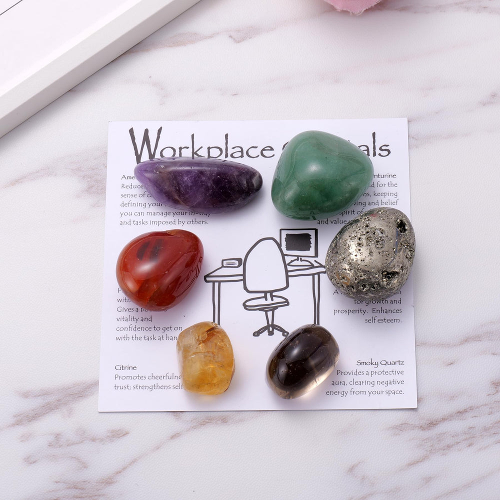 Ukodnus carnelian desk crystal to boost motivation and creative momentum.