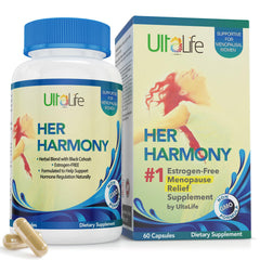 Ultalife Her Harmony capsules arranged for easy daily dosage