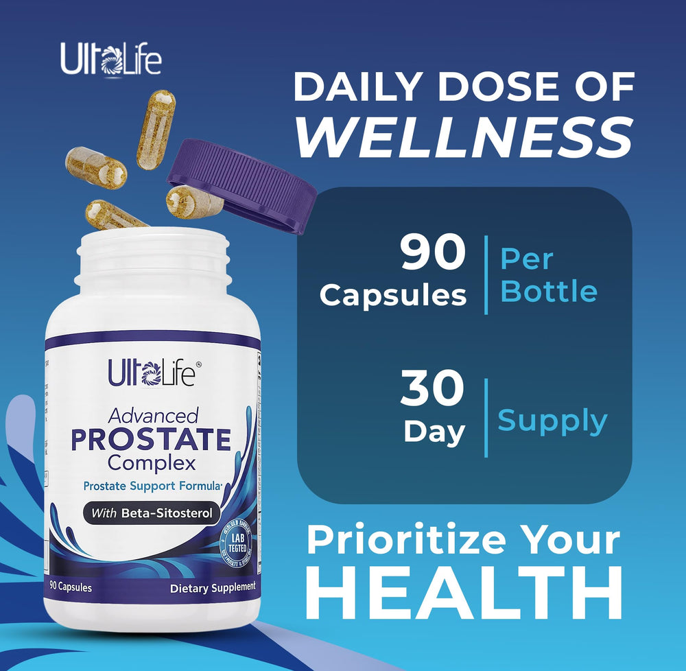 ULTALIFE Prostate health label emphasizes targeted support possibilities.