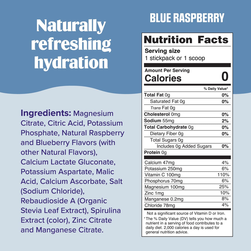 The Ultima Replenisher 6 electrolytes graphic highlights minerals for balanced hydration