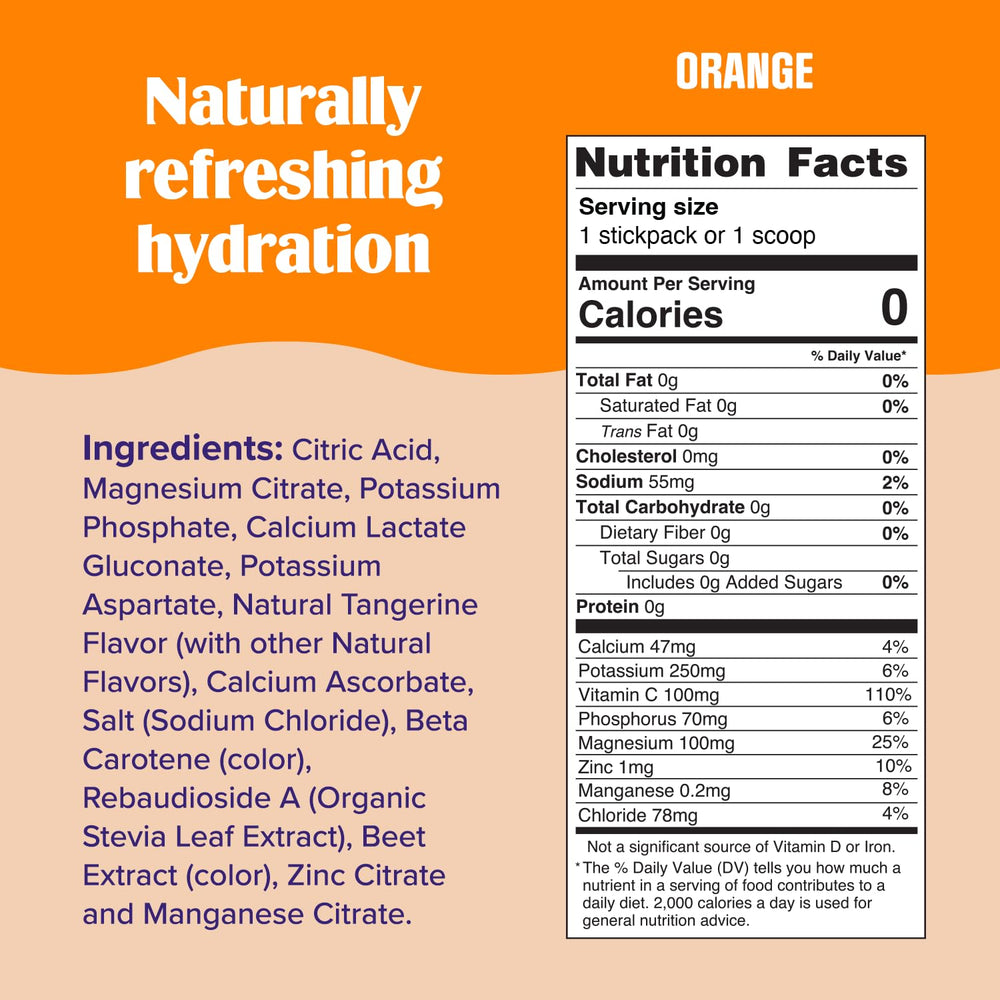 Graphic of six electrolytes in Ultima Replenisher for balanced hydration.