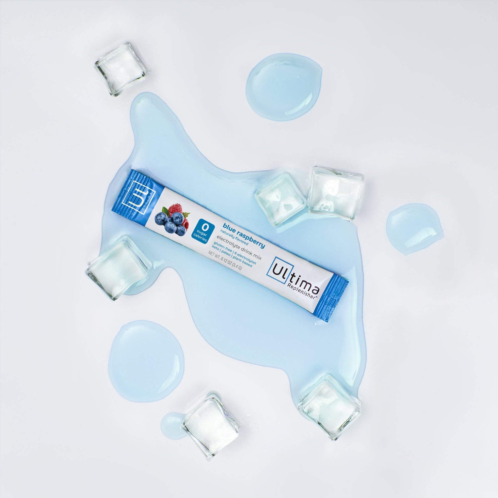Ultima Replenisher box on counter showcases compact hydration option