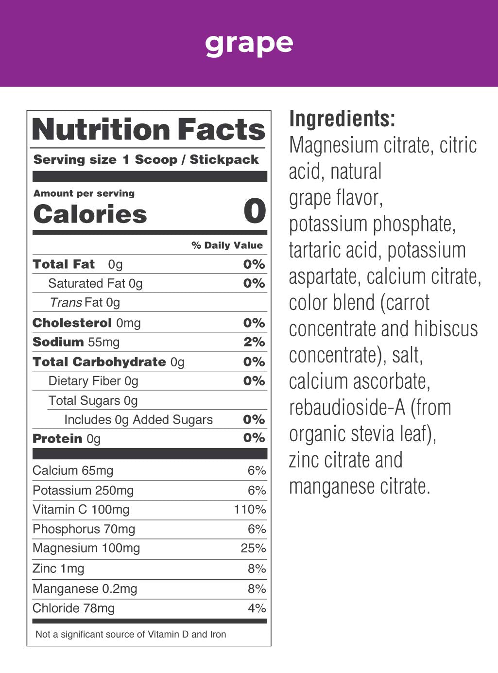 Ultima Replenisher grape stickpack closeup showing convenient on-the-go hydration.