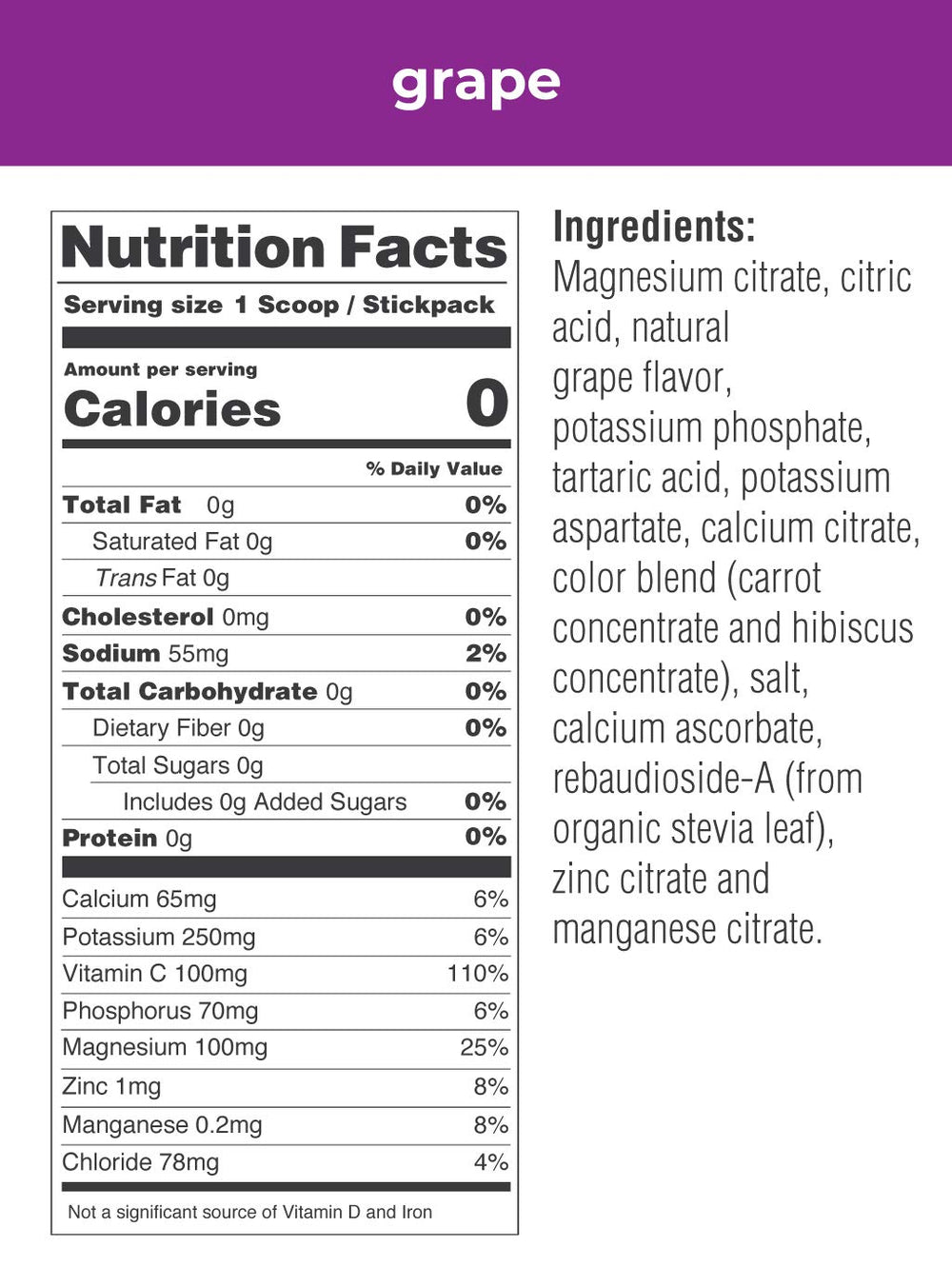 Ultima Replenisher grape stickpack closeup showing convenient on-the-go hydration.