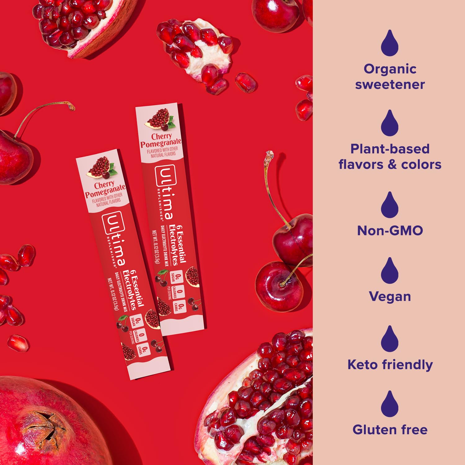 On-the-go use: mix Ultima Replenisher in water for hydration.