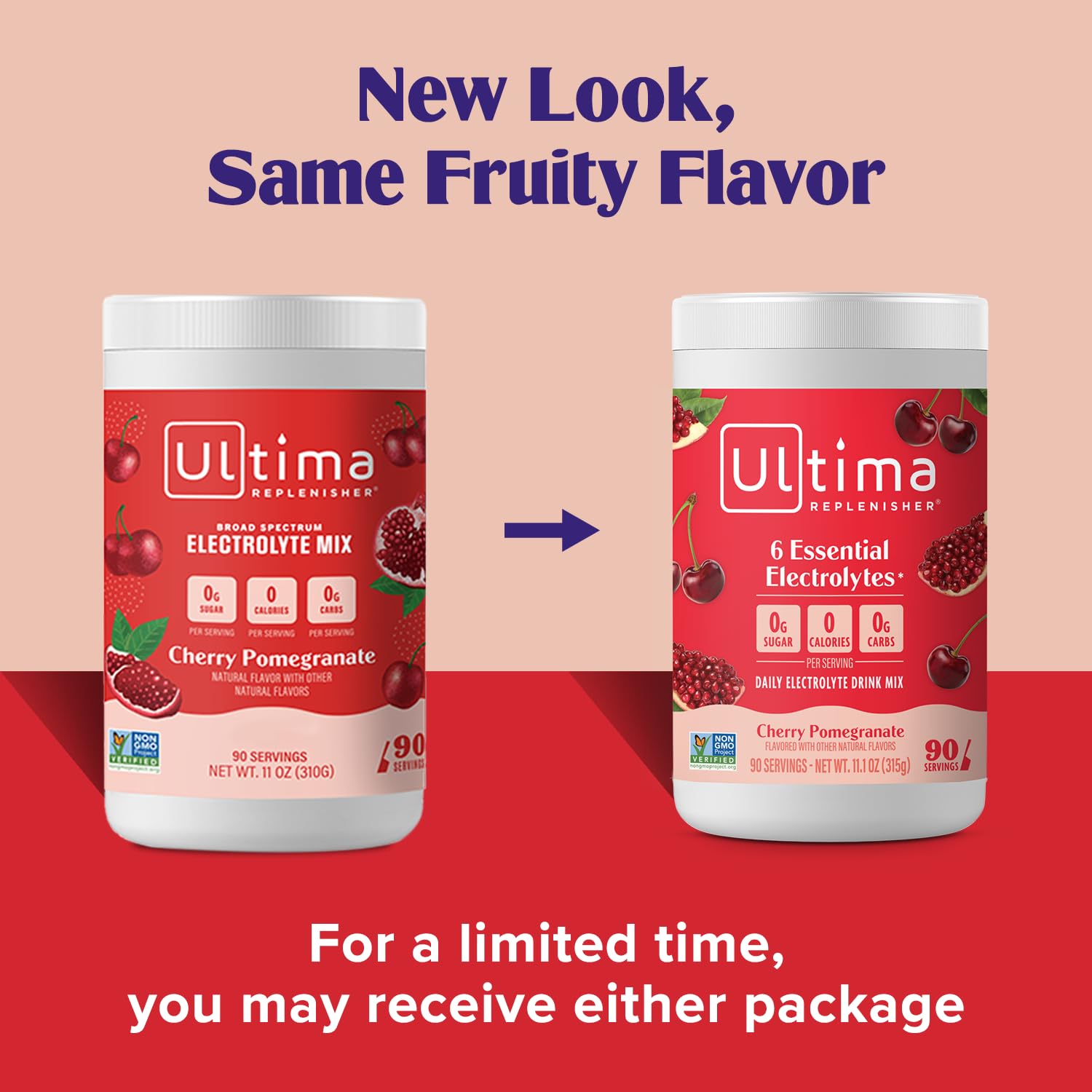 Ultima Replenisher plant-based formula label emphasizing vegan and keto friendly benefits.