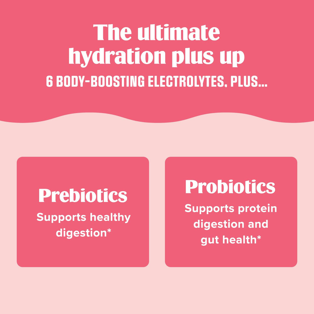 Label showing OPTIBIOME BS50 probiotics and prebiotic ingredients