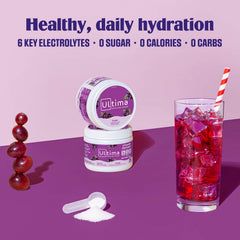 Stevia leaf sweetness in Ultima Replenisher for natural taste without sugar