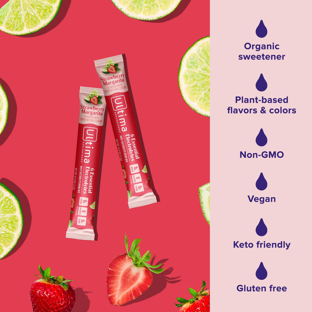 Ultima Replenisher Vitamin C and zinc stickpack featuring essential micronutrients