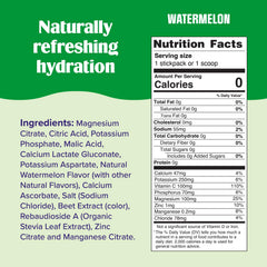 Glass of Watermelon Ultima Replenisher showing a tasty, zero-calorie option.