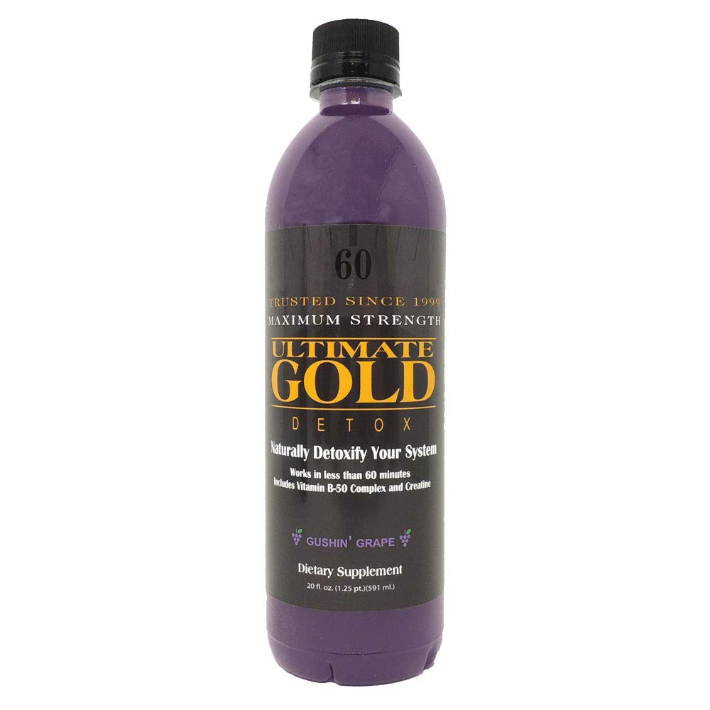 Ultimate Gold Detox 20oz bottle for a fast cleanse boost.