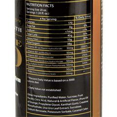 Ultimate Gold Detox Drink 20oz serving with glass showing ready-to-drink convenience.