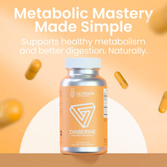 Ultisana Diaberine bottle back lists ingredients and potency for informed use