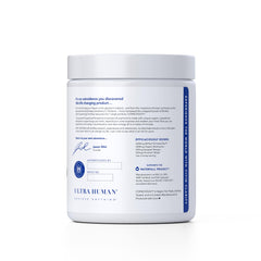 Ultra Human Conscious1 bottle with label highlights rainforest berry blend for clarity.