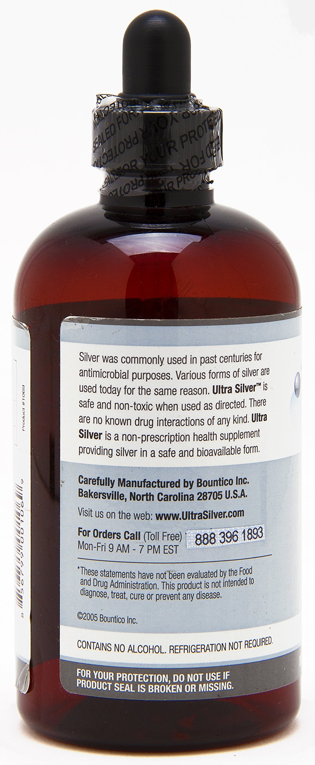 Ultra Silver true-color colloidal silver illustrating natural concentration.