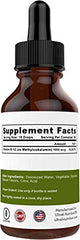 Ultra6 B12 Sublingual Drops unflavored formula for daily use.