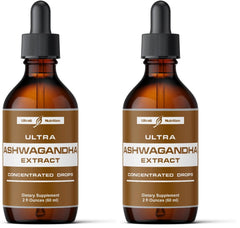 Ultra6 Nutrition Ashwagandha Drops bottle showing concentrated mood and energy support