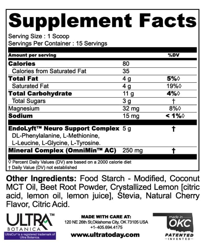 UltraCur Endolyft measuring scoop demonstrates easy mixing and clean formula