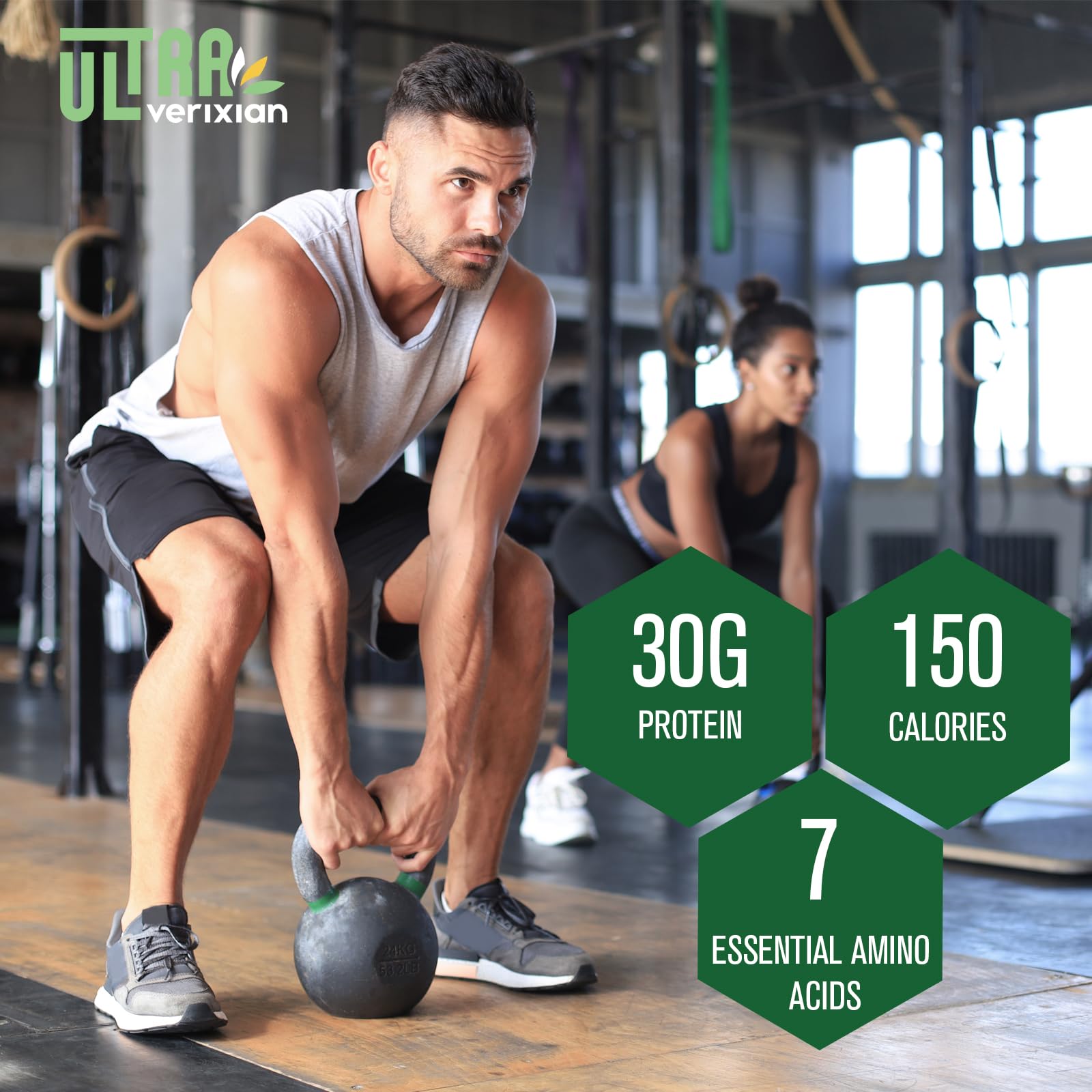 Baking with Ultraverixian vanilla protein powder for protein-enriched treats.
