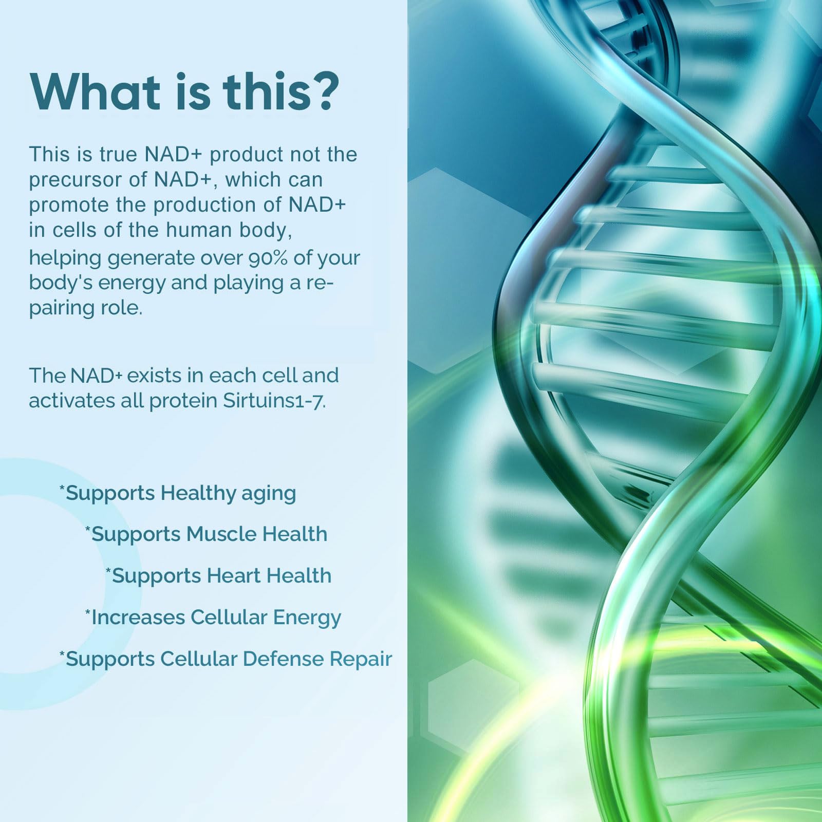 UltraViat NAD+ capsules in hand illustrating easy supplementation.