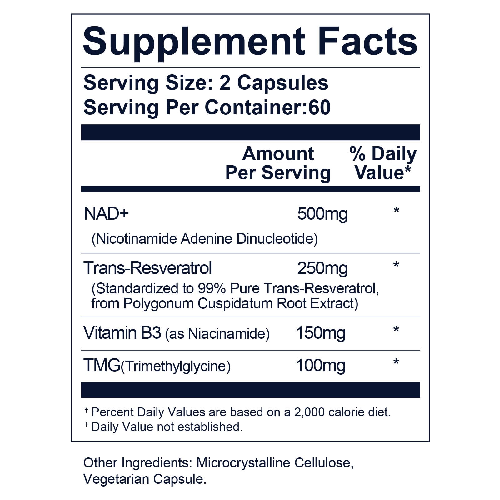 UltraViat NAD+ capsules ready for daily use, simple two-capsule routine.