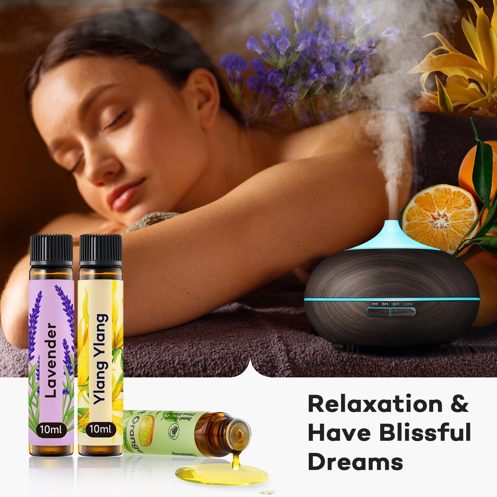 Umisleep 3x10ml travel set fits on the go.