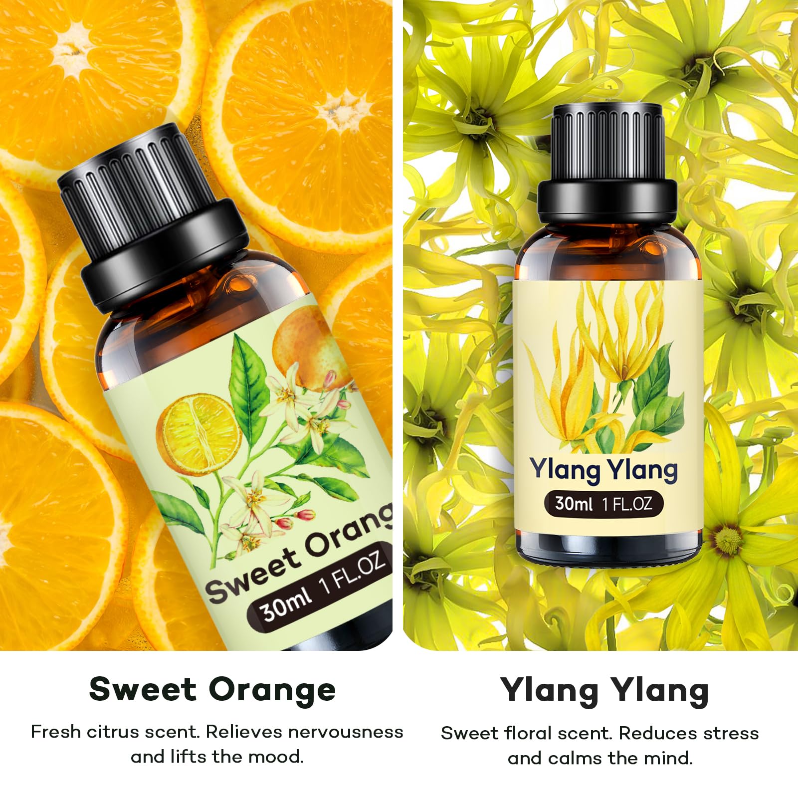 UmiSleep sweet orange diffuser scene in a cozy room.