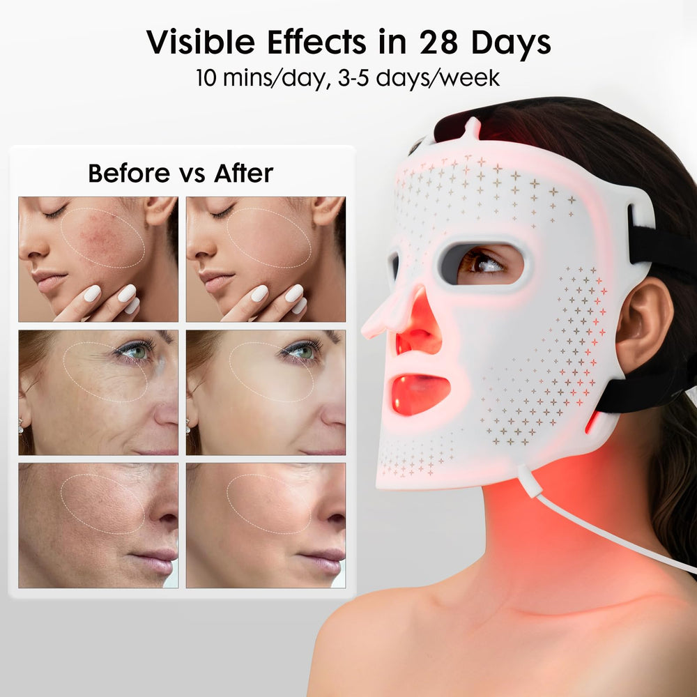 Umitec LED Face Mask remote control shown for convenient sessions