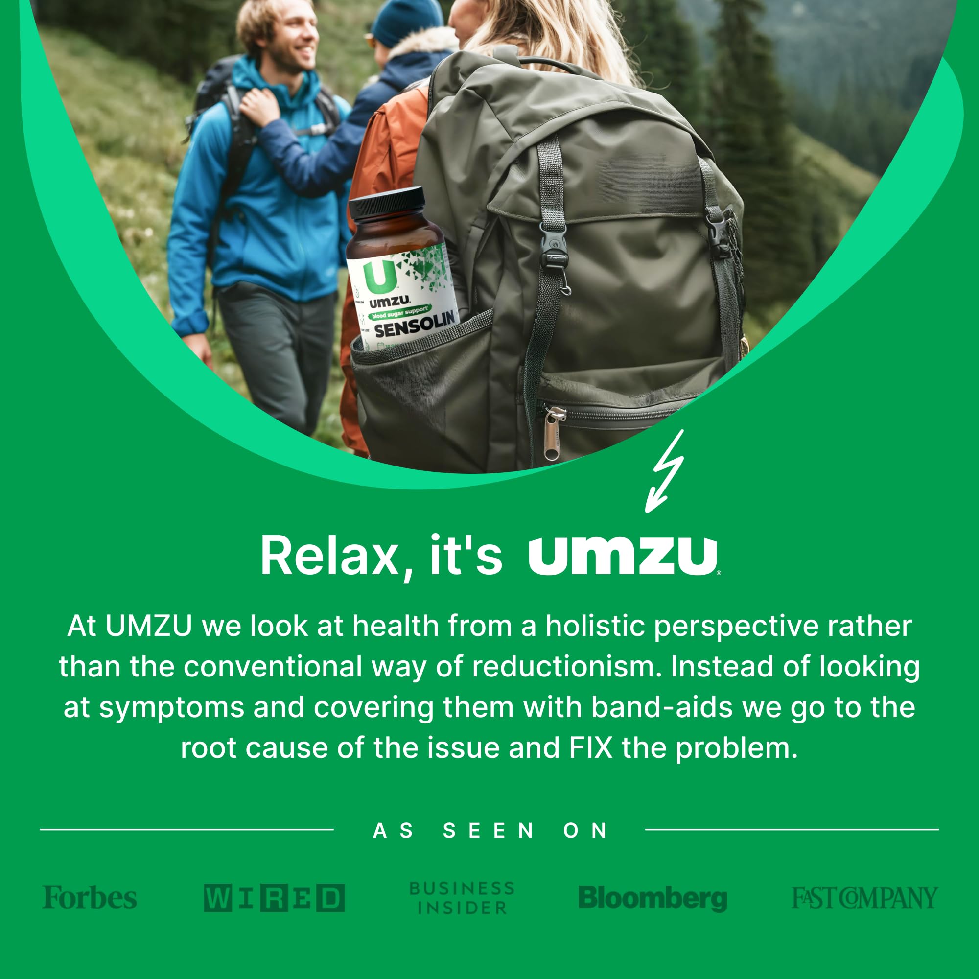 UMZU Sensolin biotin capsule representing hair, skin and nails support.