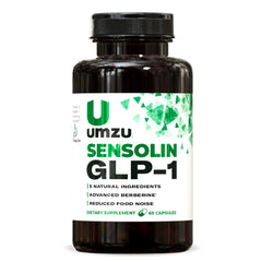 UMZU Sensolin bottle front displaying label for daily metabolic support.
