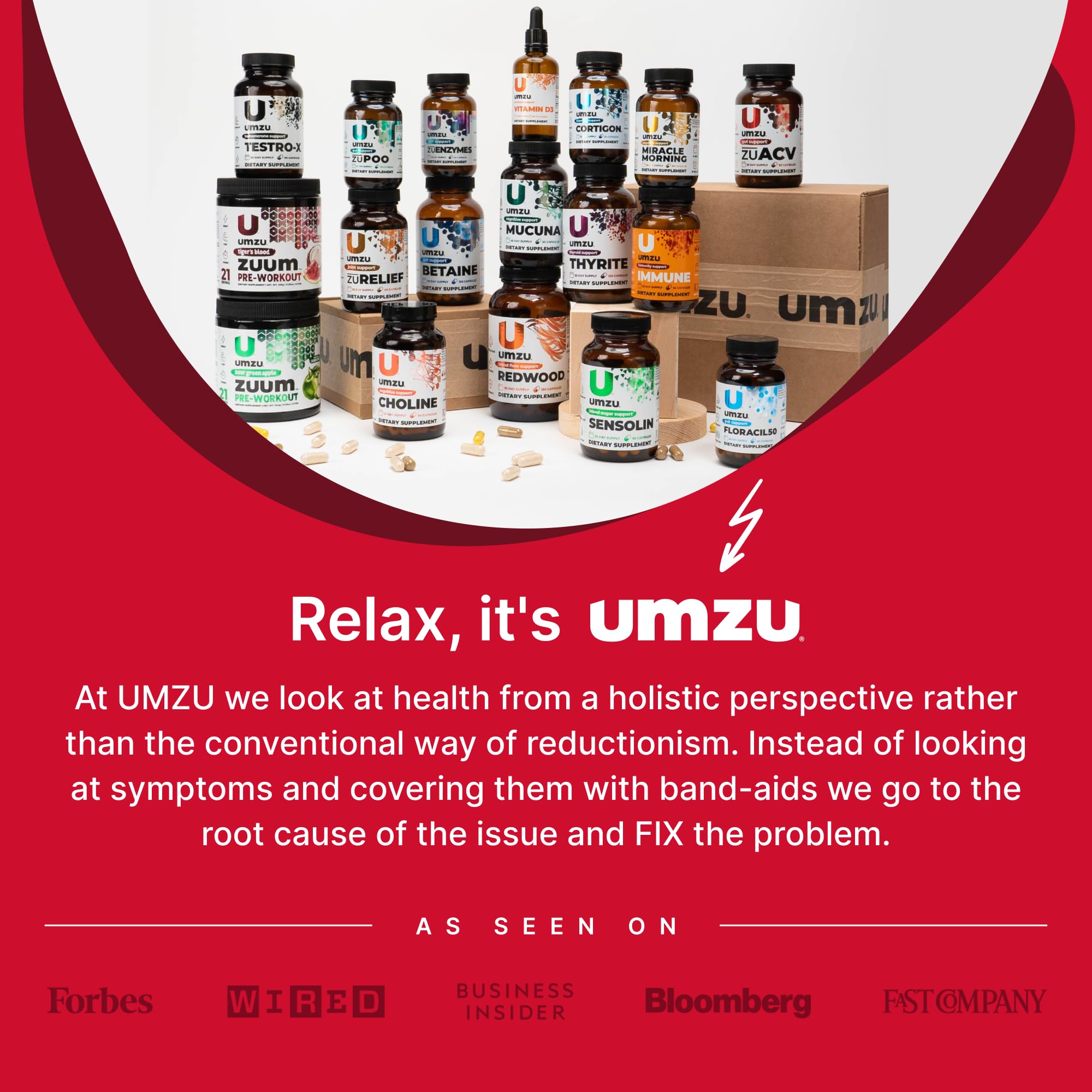 UMZU zuACV digestive balance scene with soft textures and calm colors