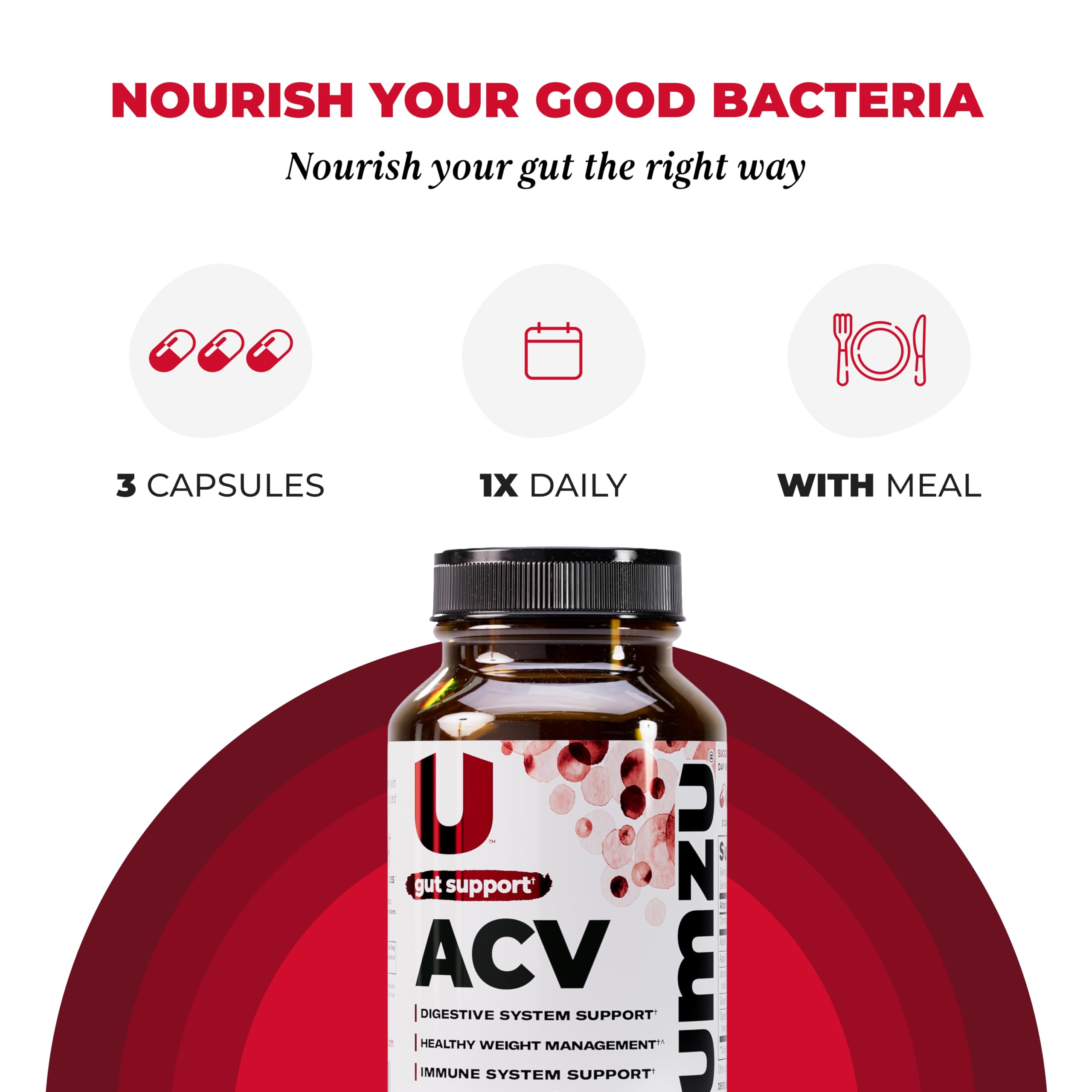 UMZU zuACV label close-up reveals prebiotic inulin content and ingredients