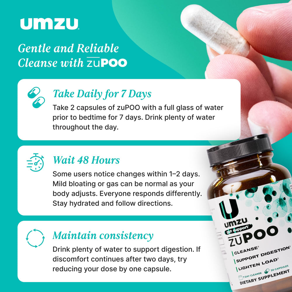 UMZU zuPOO fennel seed component aiding digestion